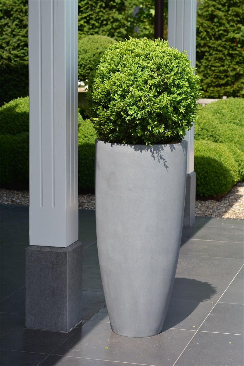 Pot Kentucky L grey Ø47 x H100 cm (Grey Ø47 x H100 cm)
