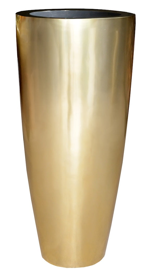 Pot Kentucky L gold Ø47 x H100 cm  (Gold Ø47 x H100 cm)