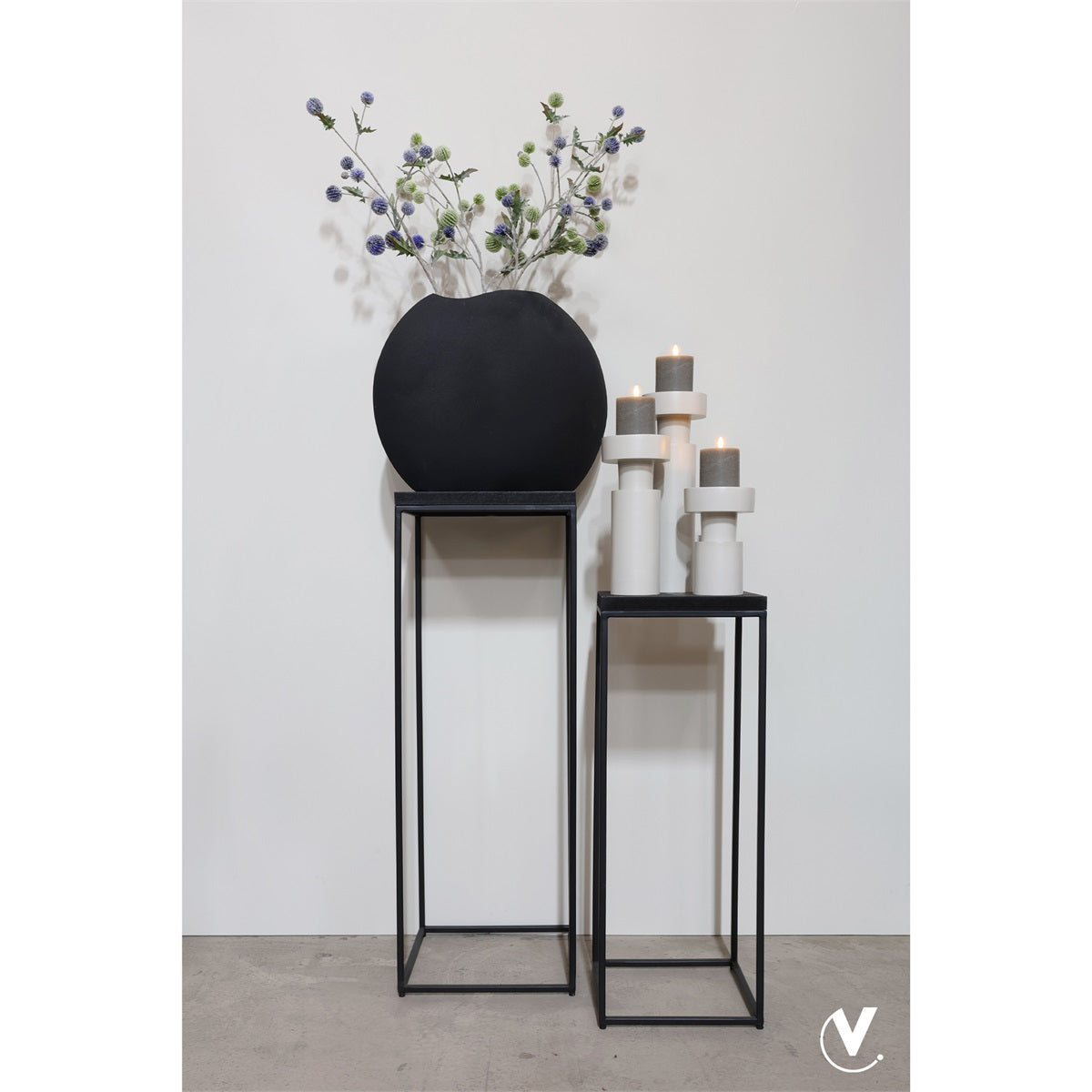 Zuil Dolores M black L35 x B35 x H100 cm (Black L35 x B35 x H100 cm)