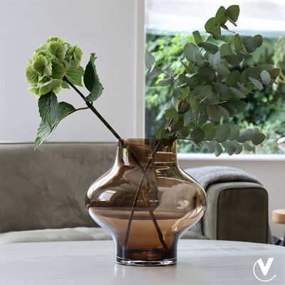 Vaas Ruvuma M taupe Ø28 x H28 cm (Taupe Ø28 x H28 cm)