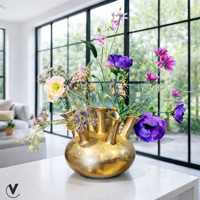 Vaas Amsterdam gold Ø43 x H33 cm (Gold Ø43 x H33 cm)