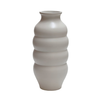 Vaas Carmen ivory Ø12 x H30 cm  (Ivory Ø12 x H30 cm)