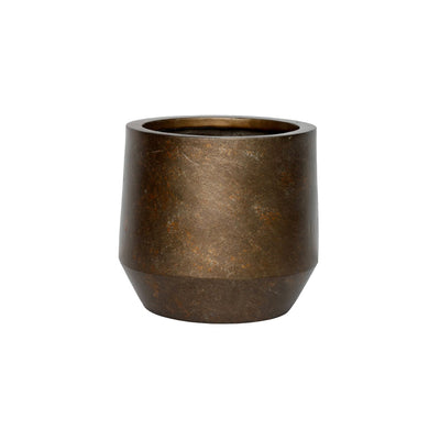 Pot Krabi - matte sand Ø31 x H28 cm / Donker rustiek