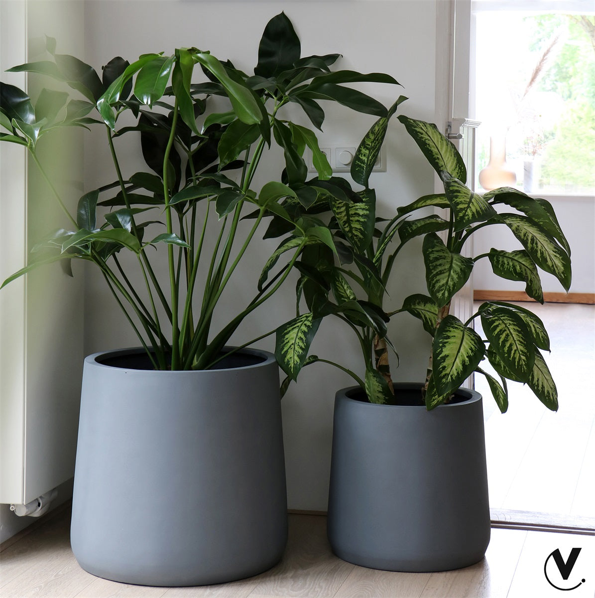 Pot Portland S Ø42 x H40 cm Grey 2
