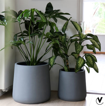 Pot Portland S Ø42 x H40 cm Grey 2