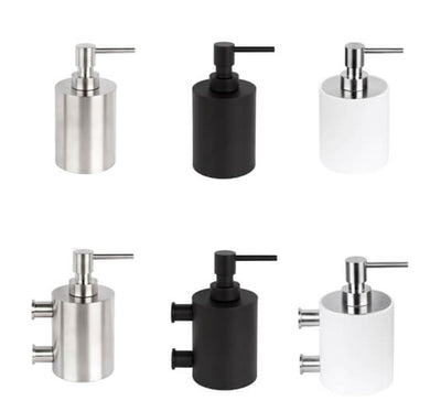 Zeepdispenser by Piet Boon PB501 met muurbevestiging mat zwart